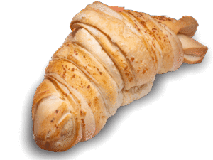Croissant de jamón y queso